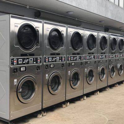 Commercial Washer Dryer Stacked Washer Dryer Coin Operated Gas Dryer photo-4