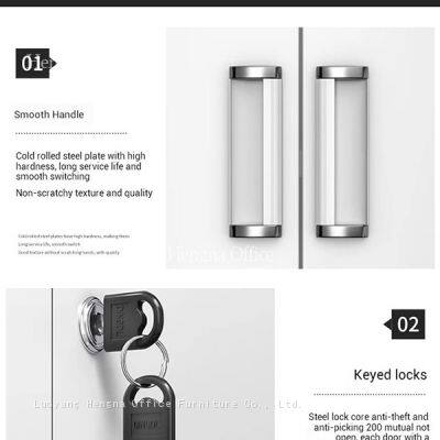 Kommerzielle Edelstahl-Schließfächer mit – Mehrfach-Tür-Einheiten für Schulen, Fitnessstudios und öffentliche Räume – Anpassbare Schließfach-Optionen photo-3