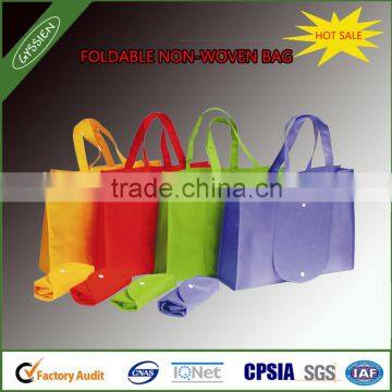 commercial foldable oem image non-woven fabric bag