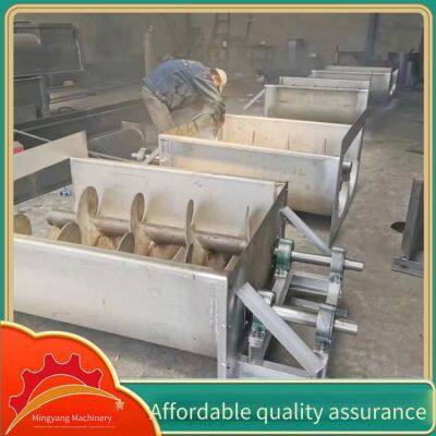6-meter-long Auger Feeder, Shafted Screw Conveyor for Dry Mortar, Type 600 Twin-shaft Shaftless Feeder photo-2