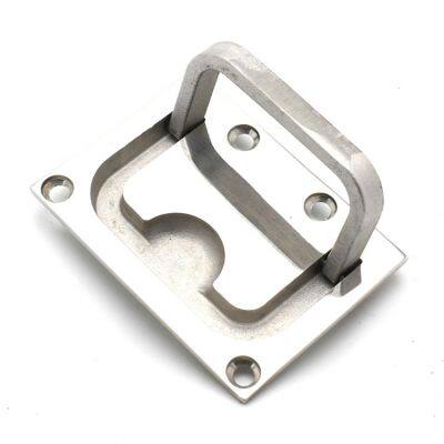 316 Stainless Steel Flush Lifting Handle and Recessed Door Pull for Boat Deck Hatch Handle