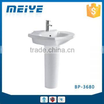 BP-3680 Modern Bathroom Design, Modern Quality Basin Pedestal, Bathroom Ceramic Hand Wash Sink Bash Bowl