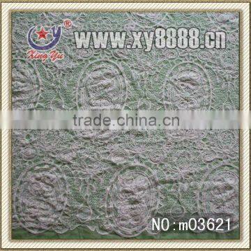 Mesh Cotton guipure lace chemical fabric