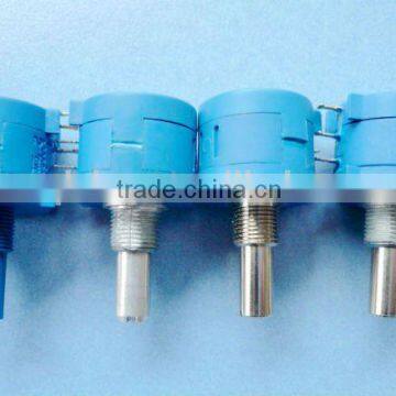 Copper Shaft Copper Bush Wirewound Rotary Potentiometer 3590S photo-3