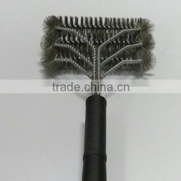 360 degree CLEAN GRILL BRUSH 3 brush heads in one Stainless Steel cleaning Brushes