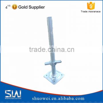 adjustable steel galvanized base jack