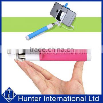 Top Selling Portable Handheld Wired Monopod Stick