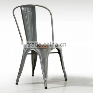 Industrial Metal Dining Chair Modern Metal Frame Chair Quality Choice photo-2