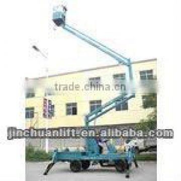 hydraulic trailer mounted boom lift table