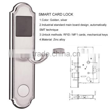 New remote control digital smart alarm hotel style door lock