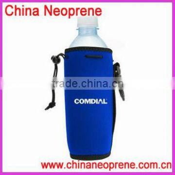 Neoprene Bottle Cover with Drawstring