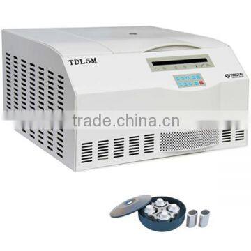 TDL5 refrigerated blood bank centrifuge, 4*450 blood bag