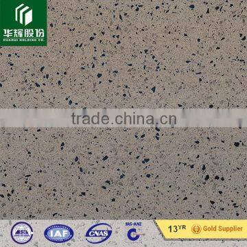 Decorative grey Artificial Stone Pure Color quartz countertop table top