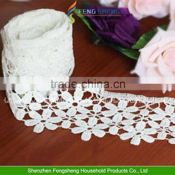 Flower Vintage White Lace Ribbon Style Sewing Bridal Wedding Ribbons 6Yds