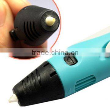 3D Printer Pen Doodle Drawing Pen LED 3D Printing Pen For Kids with 4 colors