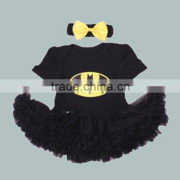 Hot Selling Superman Girls Carter Romper Set Headband Cotton Premature Baby Clothing Infants 3 Pcs Romper Outfit Set photo-4