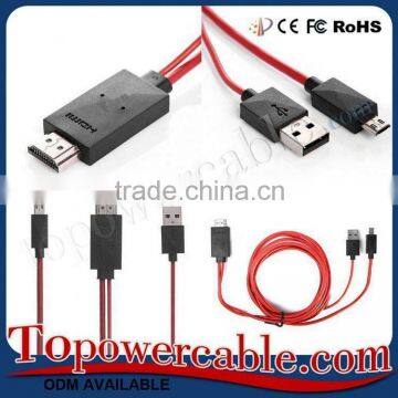 White Hdmi Cable High-Speed Male To Male Hdmi Cables Support Ethernet