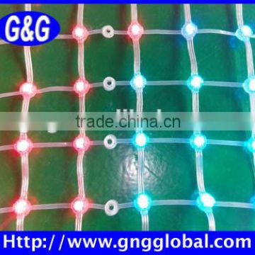 Easy use flexible led fabric backed light emitting diode screens