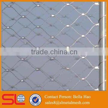 Stainless Steel Wire Rope Mesh zoo enclosure wire mesh