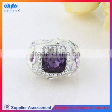 LATEST CHERRY BLOSSOM DESIGN FASHION CRYSTAL DIAMOND RING