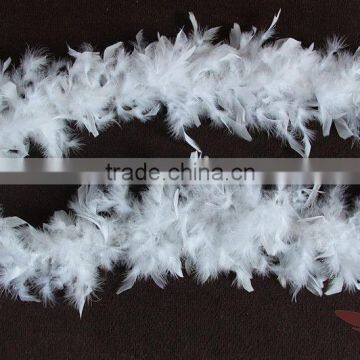 Wholesale Feather Boas 36g 72" White Turkey Feather Boa Feather Boas Dress Up For Party Show Decorations