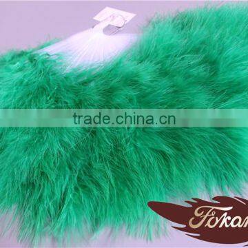 Christmas Occasion Chinese Feather Hand Fans And Turkey Feather Fan For Wedding Decoration photo-4