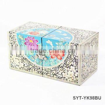 Fancy jewelry box mother of pearl inlay boxes