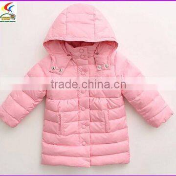 long style polyester filled winter coat with waterproof