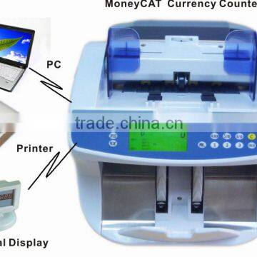 HOT !!! MoneyCAT520 Counterfeit detection Counter / banknote counter / cash counting machine for franc