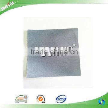 Printed woven labels size tags with low price in china