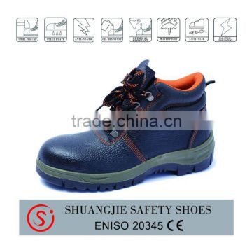 Steel toe PU safety shoes