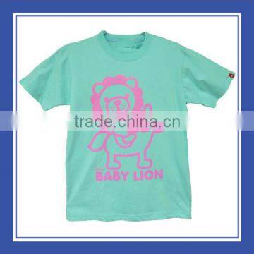 Good Price Products Bros Baby Lion Riding Horse Adults Unisex Cotton Printed Short Sleeve Blue Tee