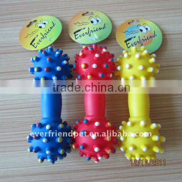 dog product-spikey dumbbell,dog toy,pet supply