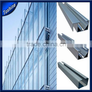 Canton fair aluminium profile for skylight and curtain wall application