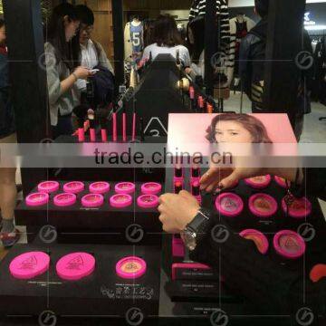 Cosmetic Display Counter, Beautiful Acrylic Cosmetic Display for Eye Shadow photo-5