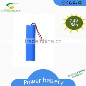 New Arrival Factory price Cheap Rechargeable 7.4V6000mAh 18650 li ion Battery