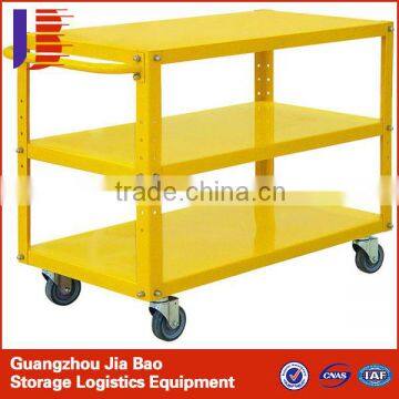 Heavy Duty Galvanized Foldable Logistics Trolley for Warehouse