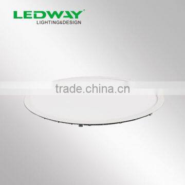 18W LED Slim Panel Light Round Ultra Slim Recessed Panel Light
