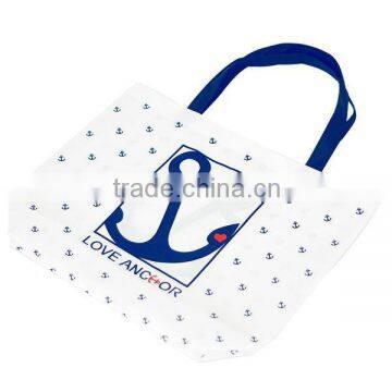 2015 promotional custom logo printed cheap reusable bag pp non woven bag