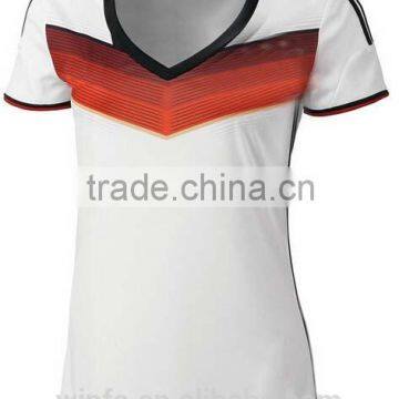 popular design dry fit custom ladies summer football wear