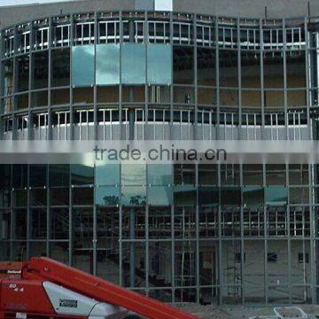 Hwarrior Wall Cladding Panels Exterior Low-E Glass Wide Selection Curtain Wall