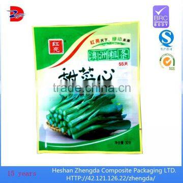 custom heat seal nylon vacuum plastic printing seed bag 30g