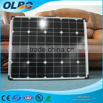 China OLBO A grade cells 80W portable mono solar panel price list