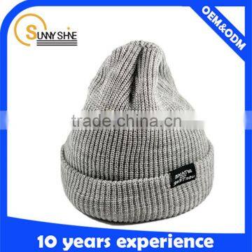 custom hand knitted woolen caps wholesale china