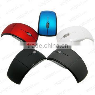 Mini Slim 2.4GHz Wireless Arc Foldable Folding Optical Mouse Mice For Laptop PC