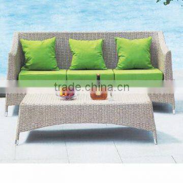 Rattan Wicker Outdoor Garden 3 Seater Sofa Set photo-5
