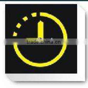 yellow color led digital clock sign (ATA 95)