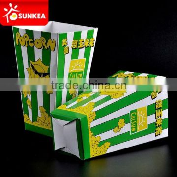 Low priced custom printed paper popcorn box