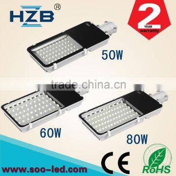 High Lumen Bridgelux Mean Well 50w Outdoor Ip65 Led Street Light With 2 Years Warranty