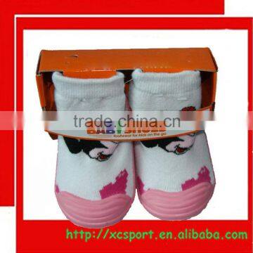 soft rubber outsole baby shoes socks